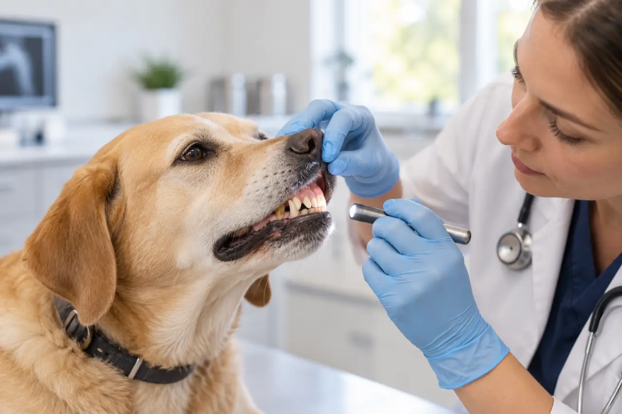 Carie chez le chien : une dent sombre ne suffit pas au diagnostic