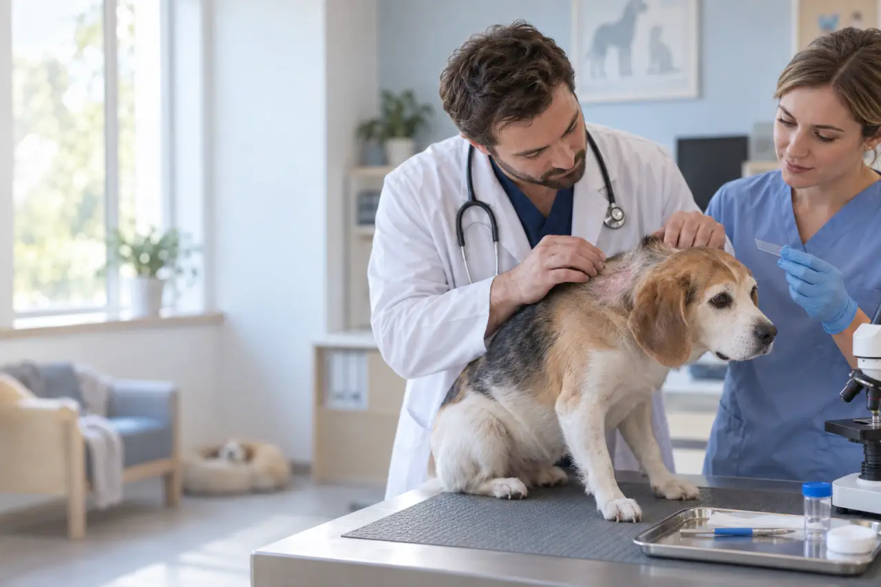 Gale sarcoptique chez le chien : un raclage négatif n’exclut pas la maladie