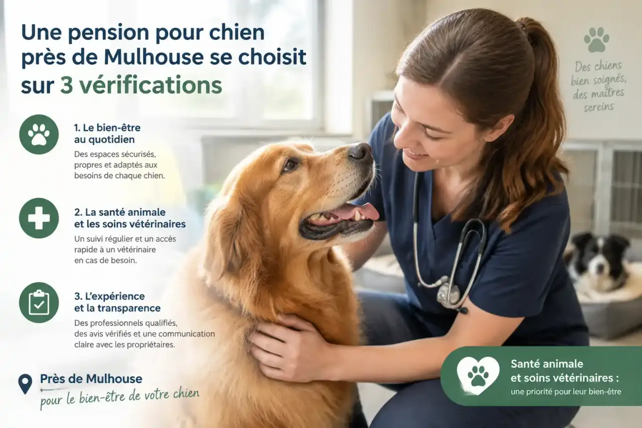 Une pension pour chien près de Mulhouse se choisit sur 3 vérifications